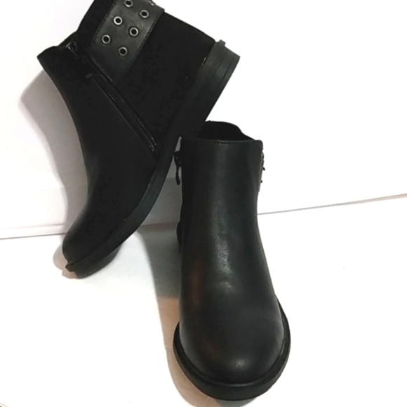 ROCKET DOG BLACK MOTO BOOTS COMBAT ANKLE BOOTIES SIZE 6 NWOT - Picture 9 of 9